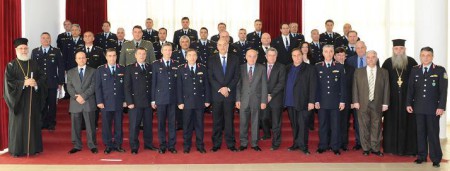 Εκπροσωπώντας το ΠΑΣΟΚ στην απονομή πτυχίων της Σχολής Εθνικής Άμυνας- 2013 